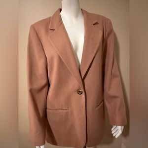 SAG Harbor 100% Wool Blazer Camel (tan) color with Lining